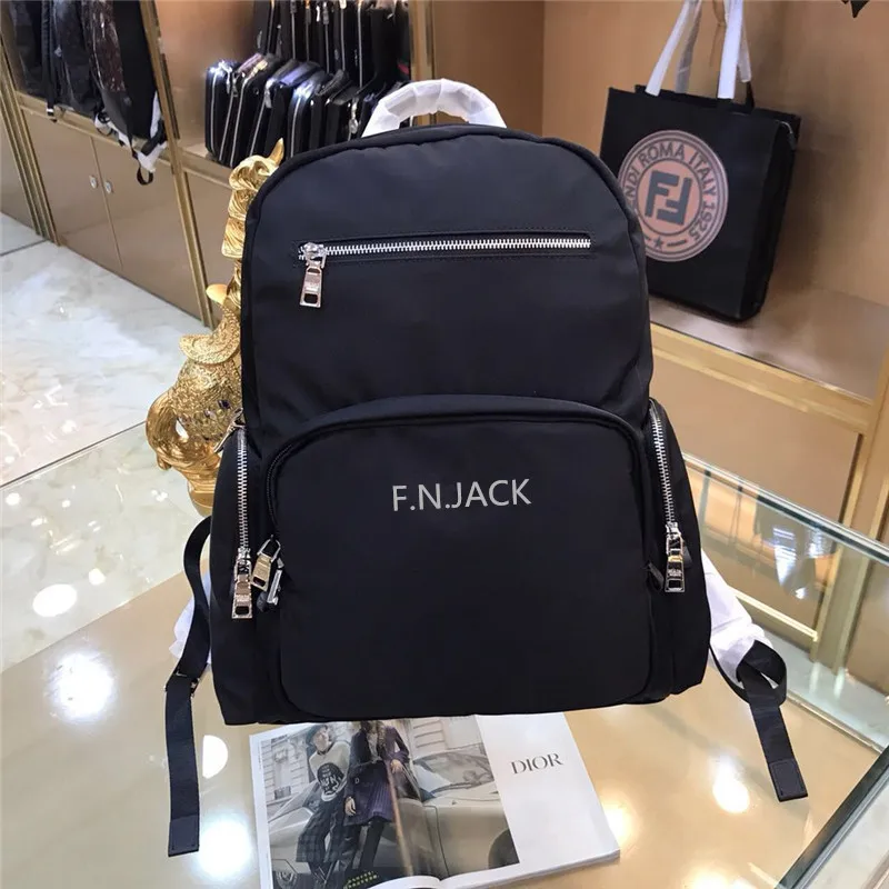 F. N. JACK мужские мягкие сумки из коровьей кожи рюкзак в коробке натуральной