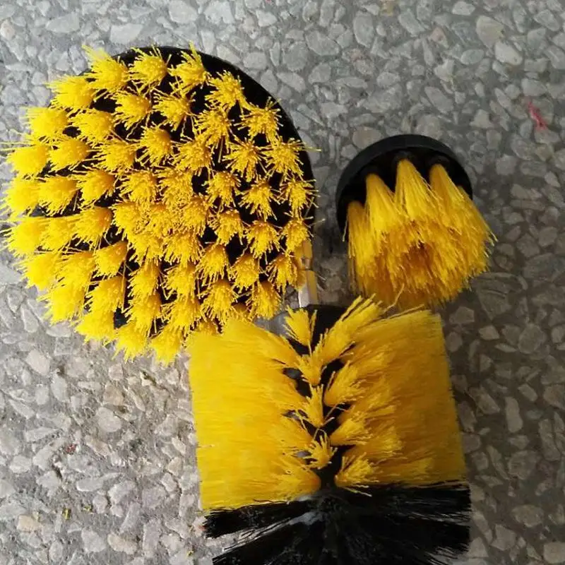 Набор щеток для дрели щетки чистки плитки 3 шт./компл.|Губки тряпки и щетки| |