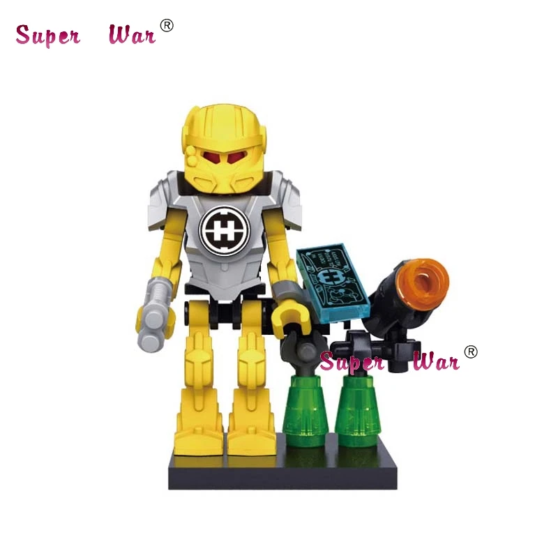KSZ3115 50 шт. строительные блоки power Hero factory мультфильм фильм Unikitty Emmet Wyldstyle звуковые рейнджеры кирпичики для детей игрушки - Цвет: KSZ3115