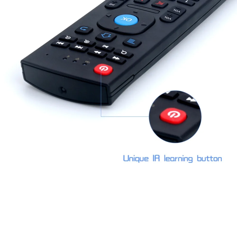 Беспроводная Qwerty клавиатура для Smart tv Android tv box KODI XBMC MXQ MX3 M8S+ T8 QBox 2,4 ГГц беспроводной пульт дистанционного управления Fly Air mouse