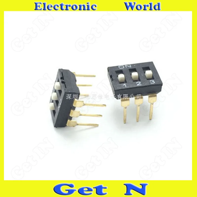 20 шт. световой переключатель 2 54 мм 3 P мм|dip switch|switch 3switch |