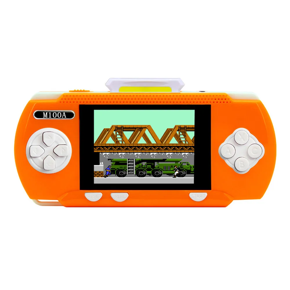 Orange Портативная игровая приставка для игр, Классический игровой приставка, Встроенные игры 328, лучший подарок для ребенка, Ностальгический плеер - Цвет: Orange