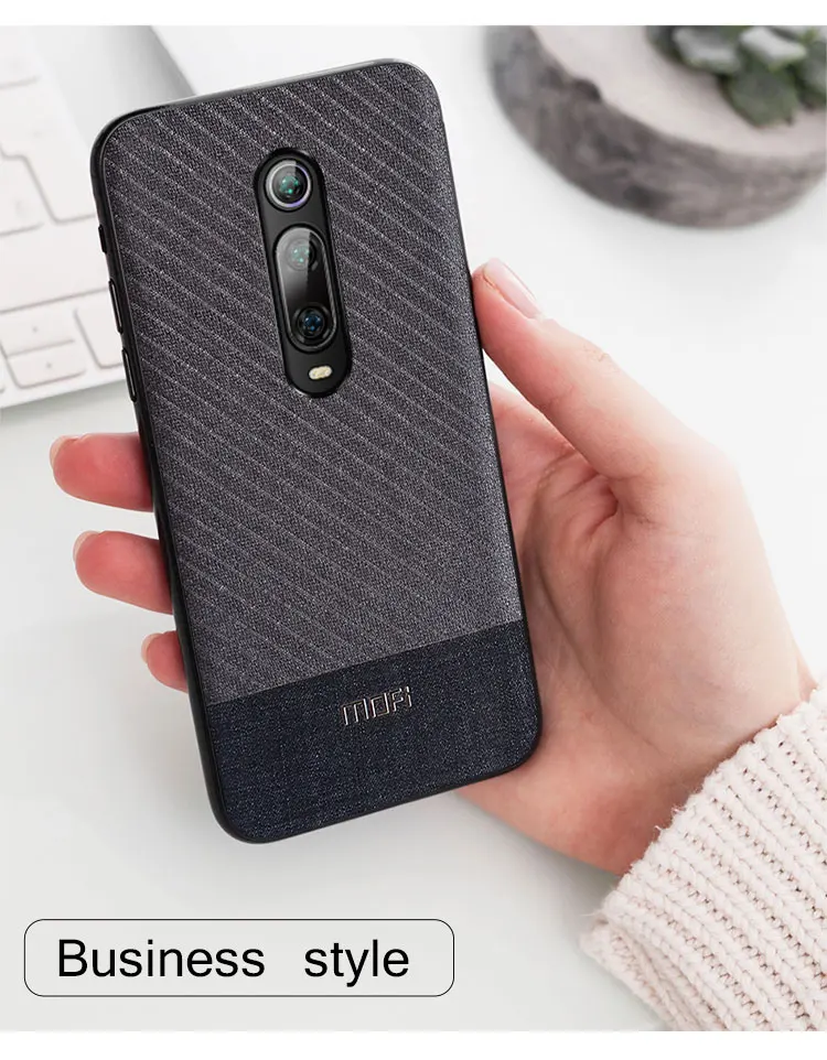 Чехол для Xiao mi 9T Pro Чехол Mofi для Xiao mi 9T чехол для задней крышки костюм ткань Бизнес Стиль Красный mi K20 Pro Чехол для mi 9T Pro