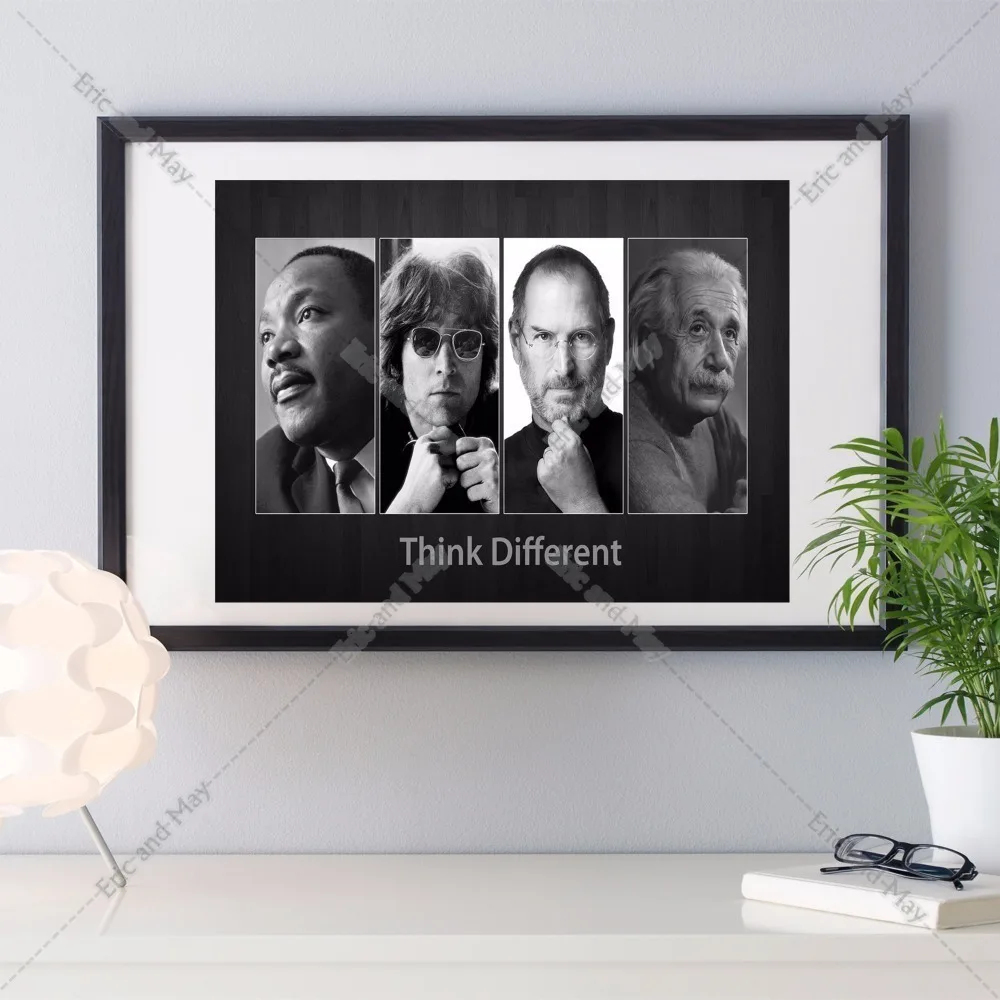 Think Different Vintage Retro Posters &amp Prints Home Decoration Large Canvas Painting Modern Wall Art Picture | Дом и сад