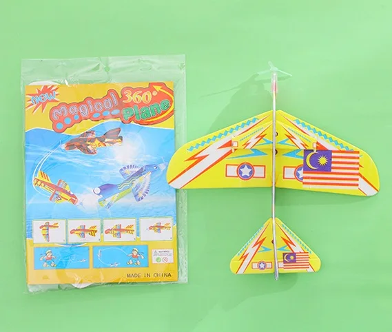 DIY магический самолет Летающий обратно игрушечный самолет