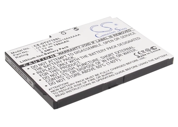 Высококачественная батарея Cameron Sino B-Lava CAB30C0000C1 OT-BY30 T5001664AAAA для Alcatel One Touch V770 V770A OT-V770