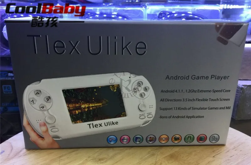Новинка 10 шт. портативная игровая консоль Tlex Ulike Android с памятью 4 Гб Bluetooth Wi-Fi HDMI