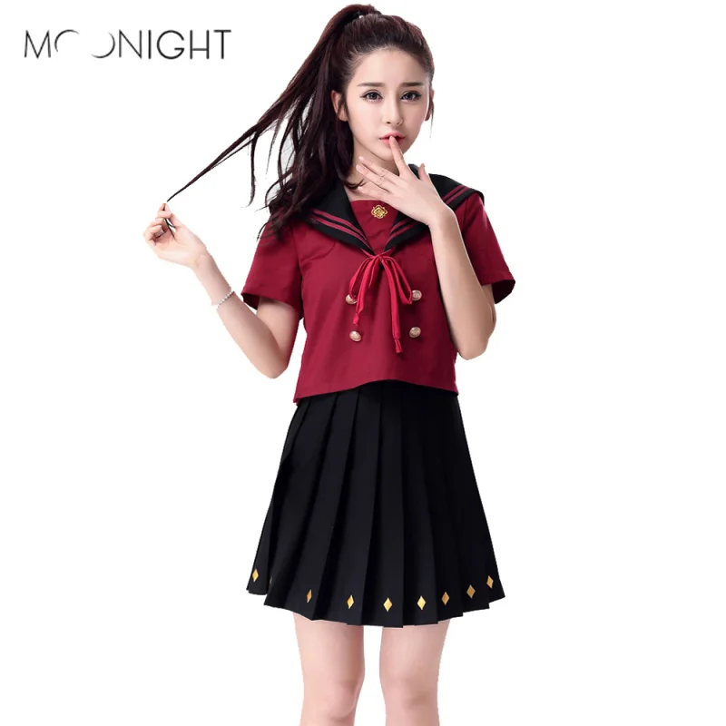 MOONIGHT пикантные High School в молодежном для униформы девочек вечерние наряды