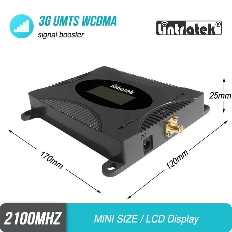Ретранслятор сотового сигнала 3G 2100 МГц усилитель WCDMA UMTS Network Усилитель голосового