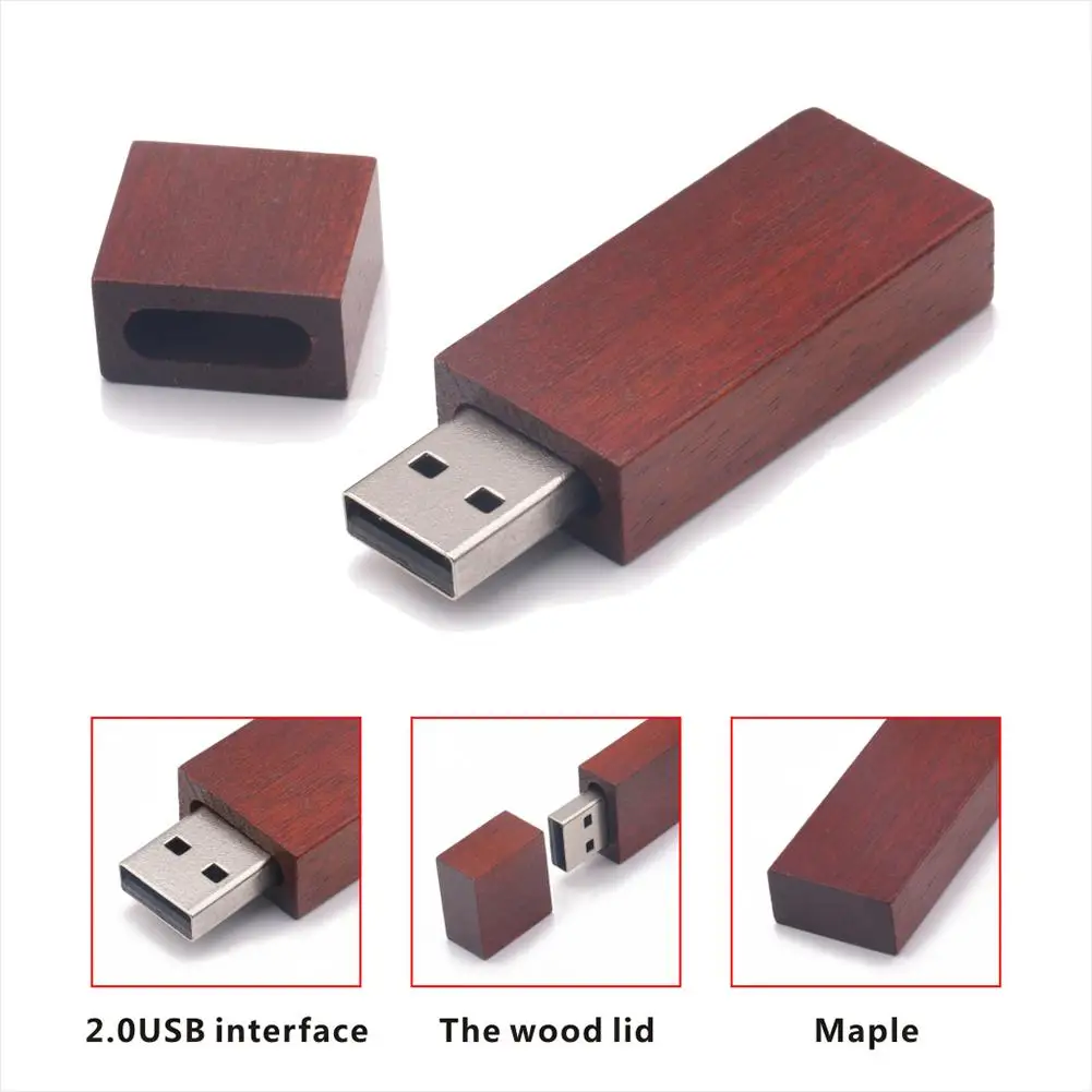 Бесплатная доставка 1 шт. деревянный бамбуковый USB флэш накопитель с деревянным