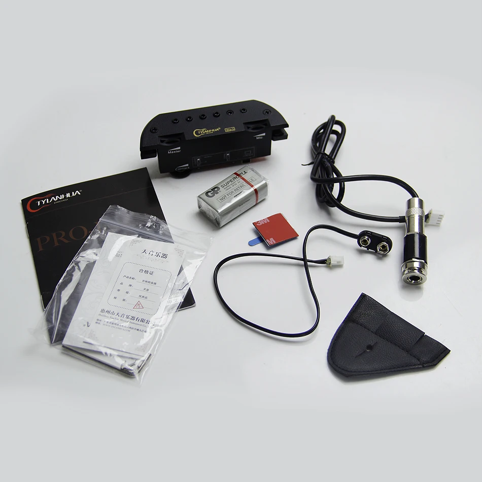 SKYSONIC PRO-1 звуковое отверстие с двумя катушками магнитный звукосниматель для