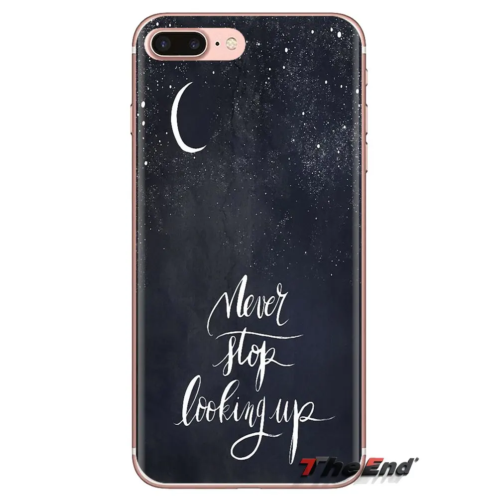 Never Stop Dreaming Life quotes Phone Cover Housing For Xiaomi Mi4 Mi5 Mi5S Mi6 Mi A1 A2 5X 6X 8 9 Lite SE Pro Max Mix 2 3 2S |