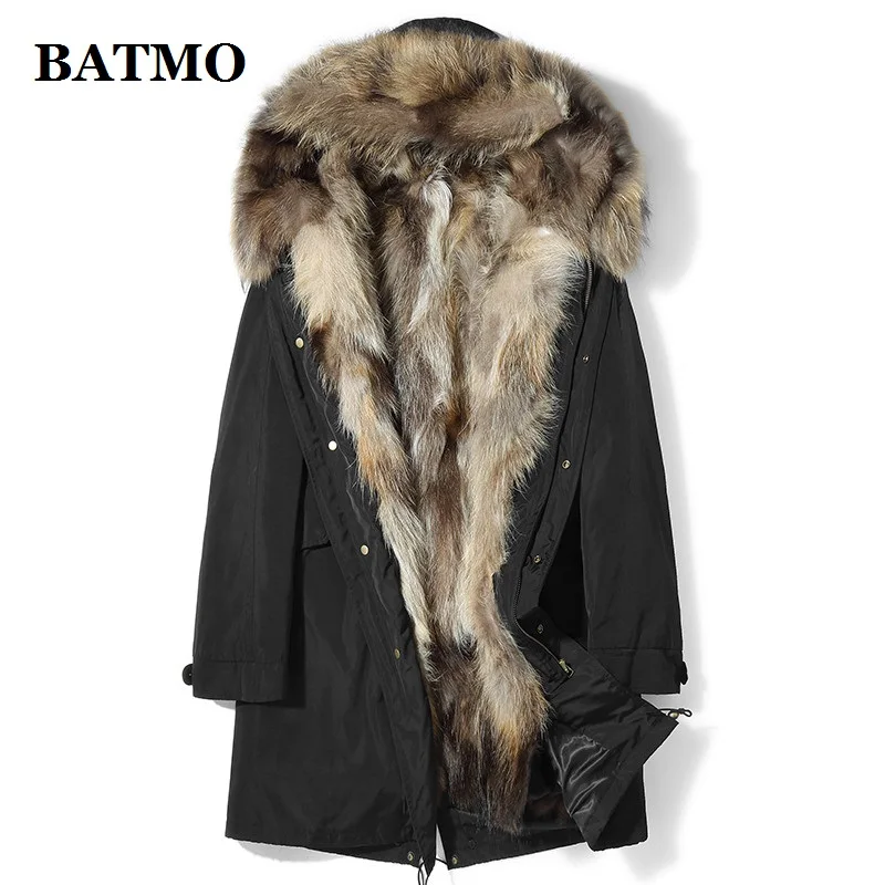 BATMO 2018 Новое поступление зимняя высококачественная теплая куртка с капюшоном и