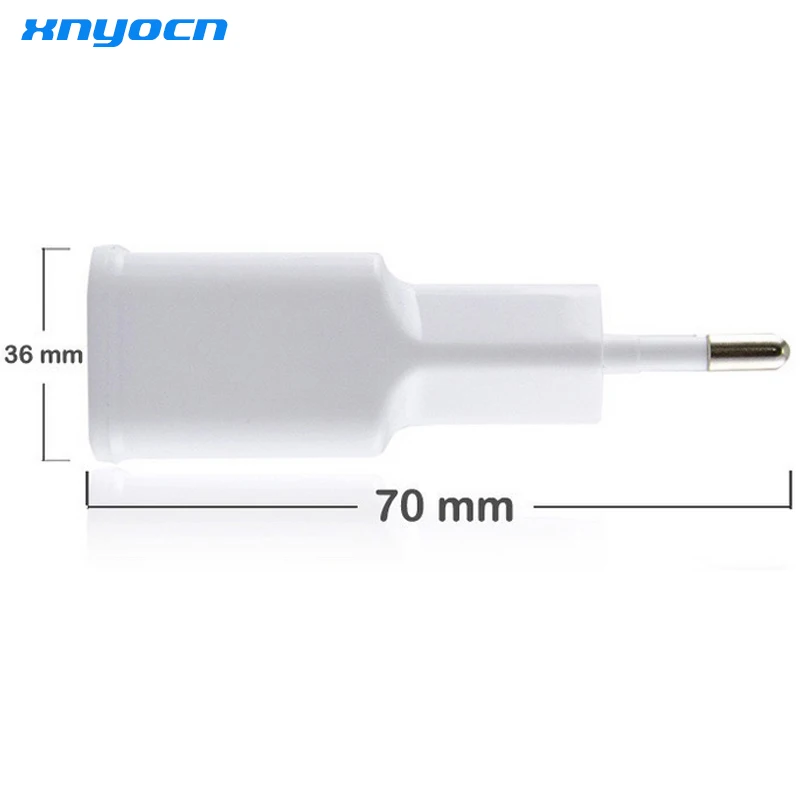 Xnyocn 5V 2A EU 2 USB адаптер для мобильного телефона настенное зарядное устройство Micro Data
