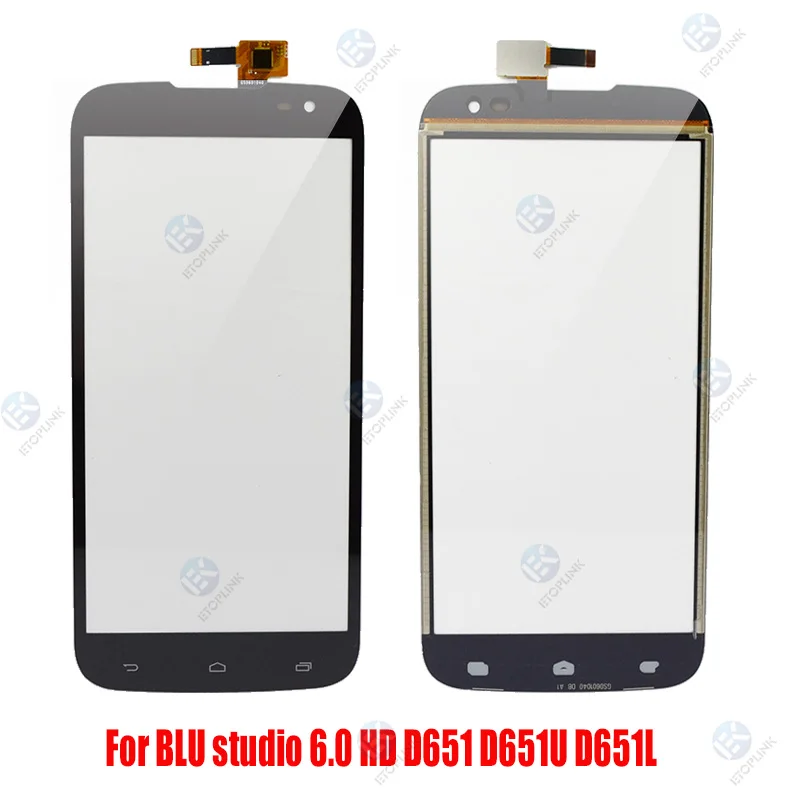 5 шт./партия сенсорный экран для BLU Studio 6 0 HD D650 D650a D650i D651 D651U D651L|Сенсорные панели