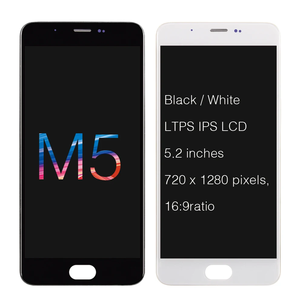 5 2 Оригинальный ЖК-дисплей для MEIZU M5 дисплей сенсорный экран дигитайзер с рамкой