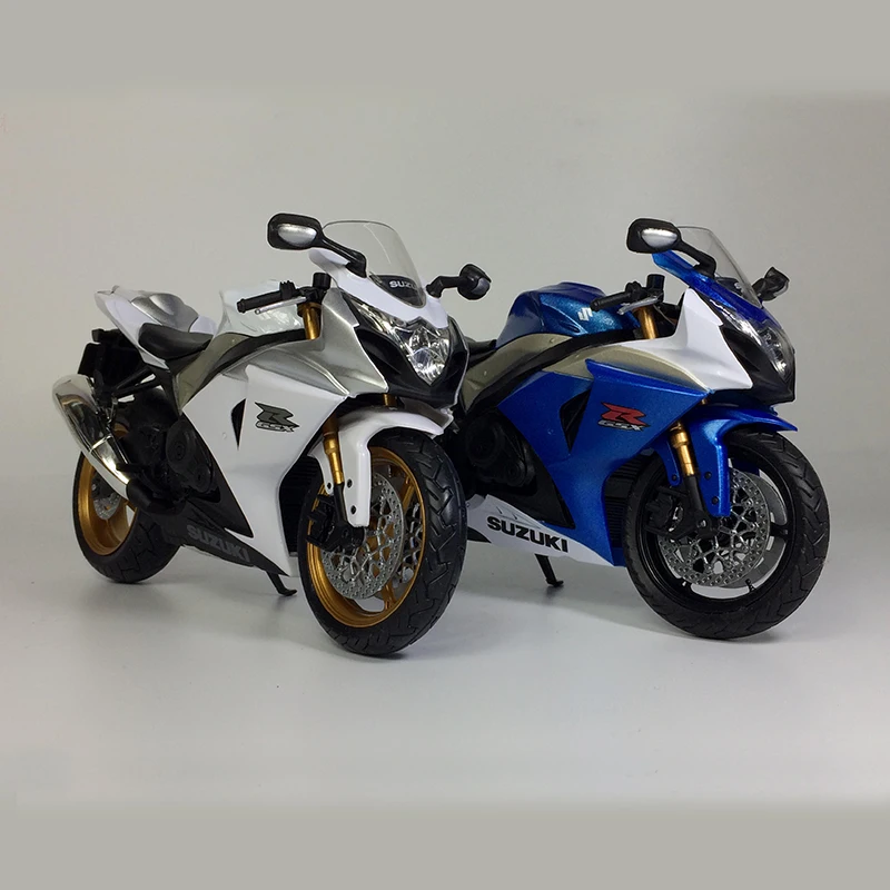 1:12 Suzuki GSX-R1000 модель мотоцикла Коллекция игрушек Лучший подарок на день рождения Рождество для детей