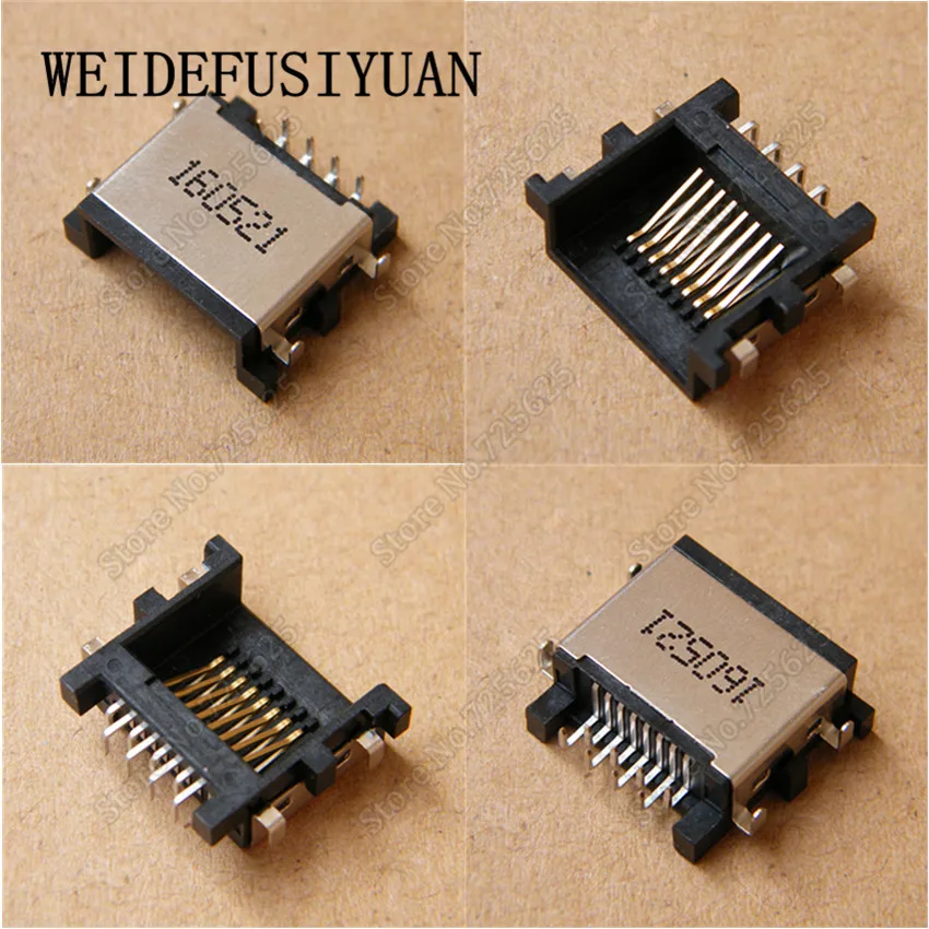 Разъем ETHERNET LAN для ноутбука ASUS A85 X45A X55A K550J A550L F550L X452 W40C D522C RJ45 10 шт.|jack port|lan jackethernet lan |