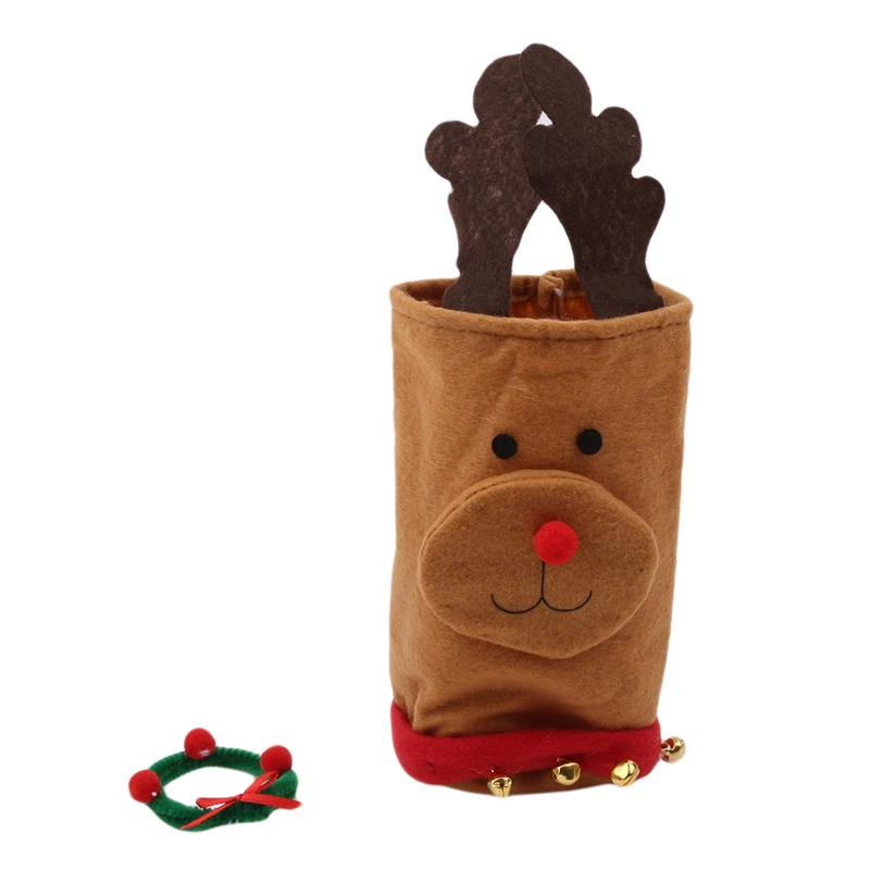 2018 Новое поступление рождественский стиль чехол для бутылки вина сумка Navidad