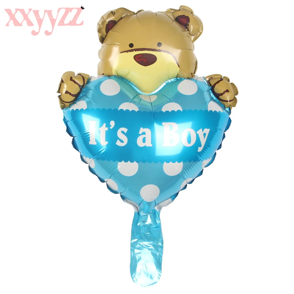 XXYYZZ мини шар из алюминиевой фольги с принтом для мальчика фольга воздушный