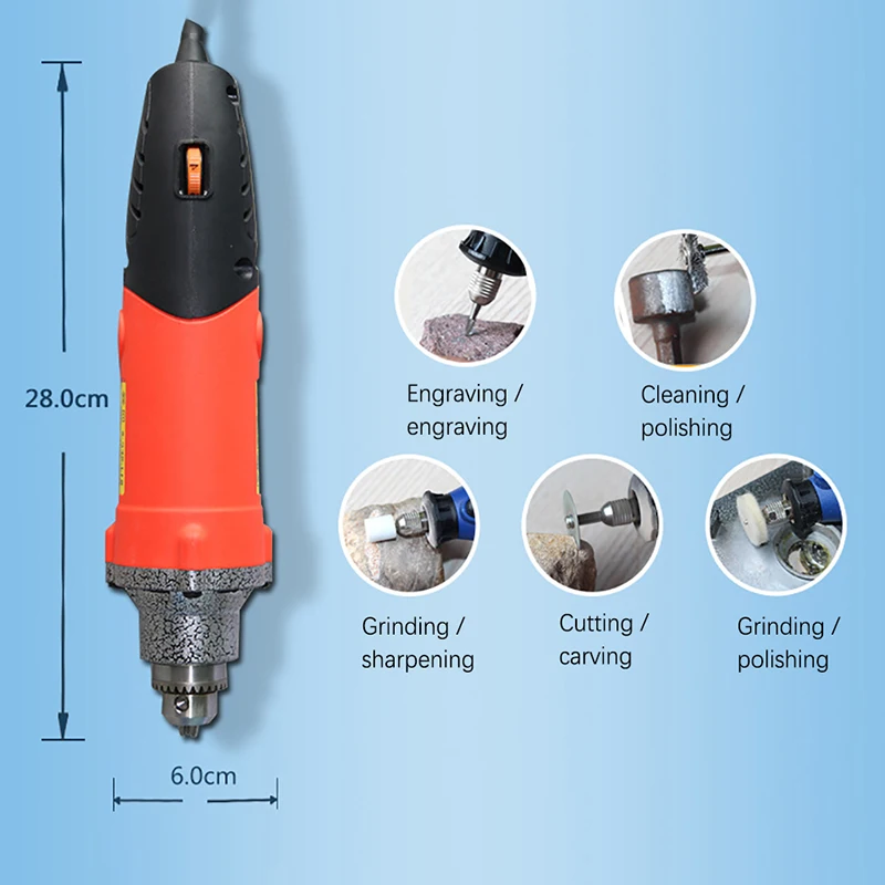 Tenwa 6 мм высокой Мощность мини Dremel Интимные аксессуары регулирования Скорость