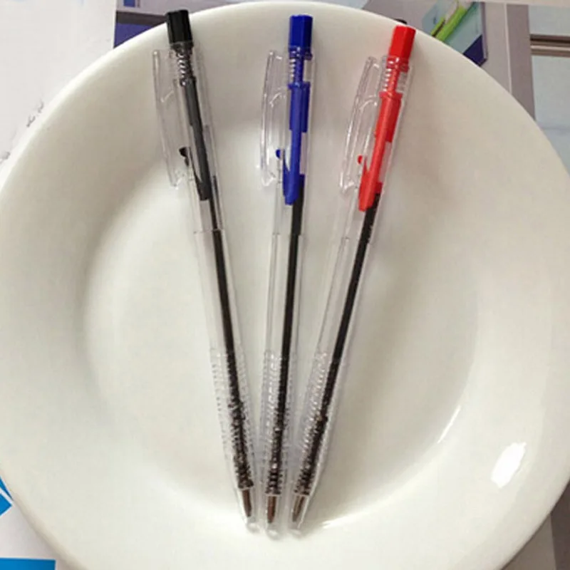 Высокое качество 20 штук черные/красные/синие чернильные шариковые ручки Ручка