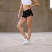 women yoga shorts gym running sport shorts high waist elastic quick dry workout sportswear push up short fitness leggings