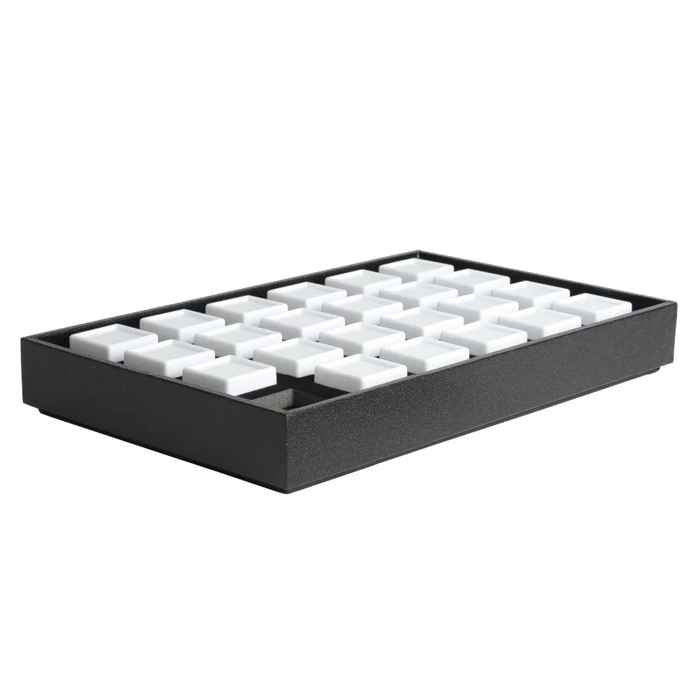 Новое качество 24 Сетки ювелирных лотков дисплей изделий Камень Циркон алмаз