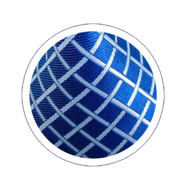 Плед трикотажные шелковый галстук мужчин синий классический мода роскошный