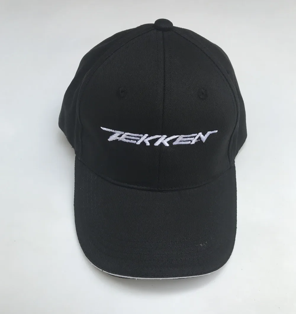 

Fighting Video Game Tekken Logo Embroidery Adjustable Hat Black Baseball Cap