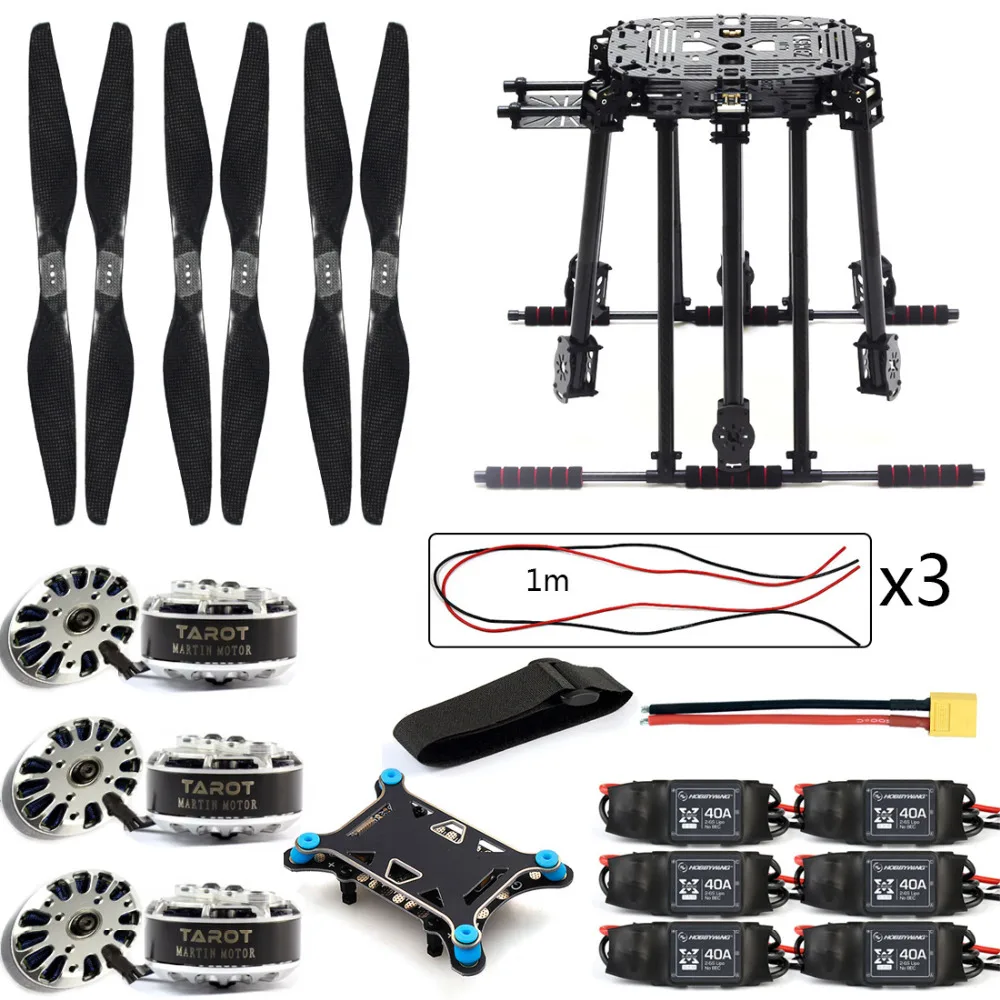 

Набор для самостоятельной сборки ZD850 с шасси 40A ESC 1555 опоры амортизатор FPV 6-осевой Дрон F19833-B