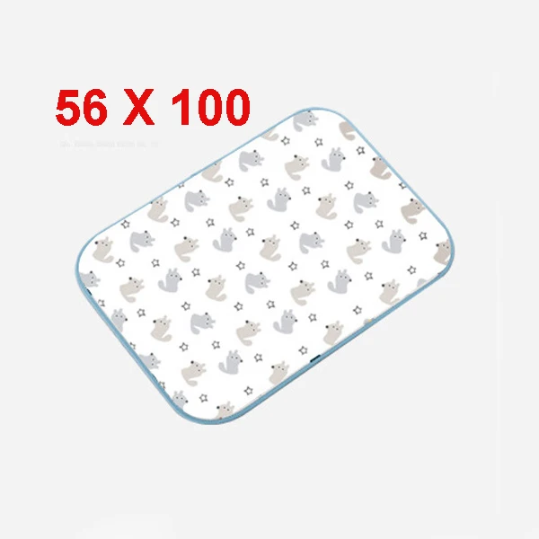 D 56X100 Портативный складной моющийся подгузник для новорожденных, пеленальный коврик для ухода за ребенком, пеленальный коврик, подгузник для беременных, аксессуары для детских колясок - Цвет: D 56X100