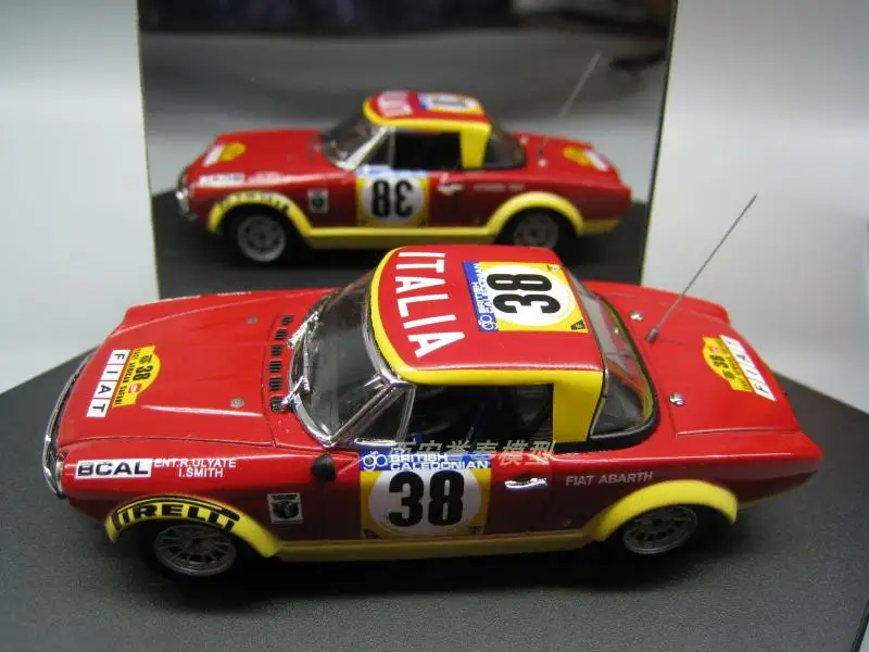 VITE SSE 1:43 FIAT 124 ABARTH 1974 38# литая модель автомобиля металлические игрушки подарок на день рождения для детей