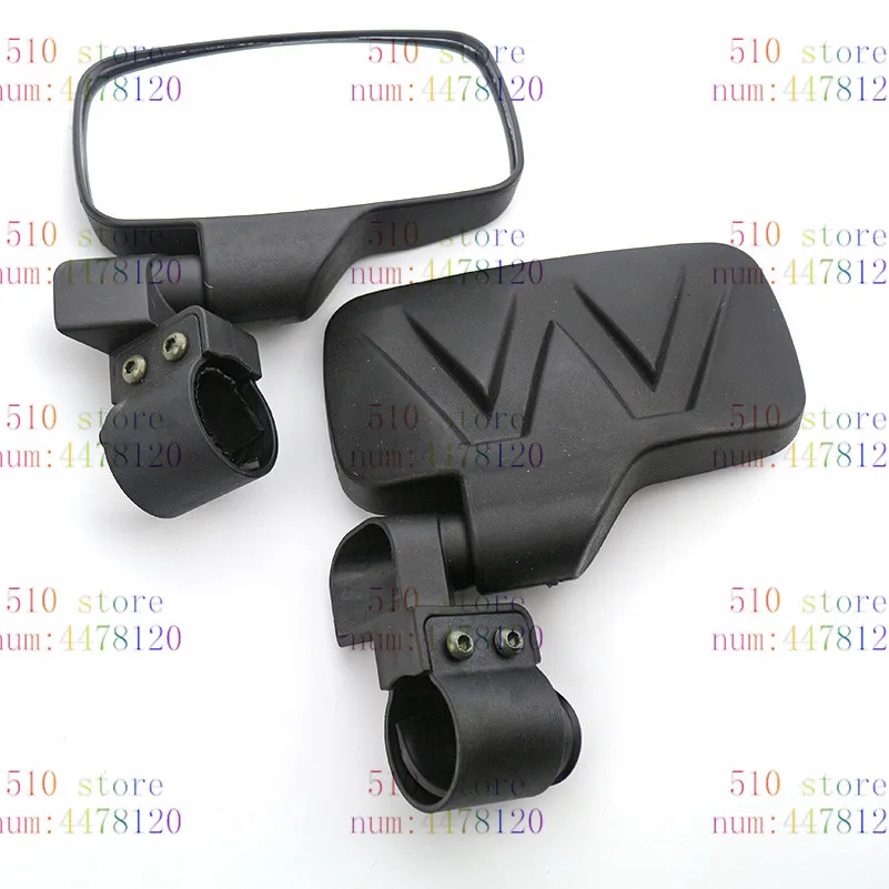 

Motorcycle Rearview Mirror Motorbike Rear Side Mirrors Universal for Most UTV With 1.75"/2" Roll Tube Retroviseur