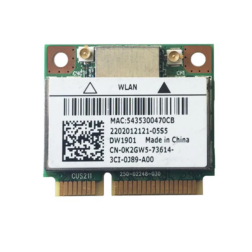 Atheros DW1901 802.1a/b/g/n 300 / Mini PCI-E Bluetooth 4, 0