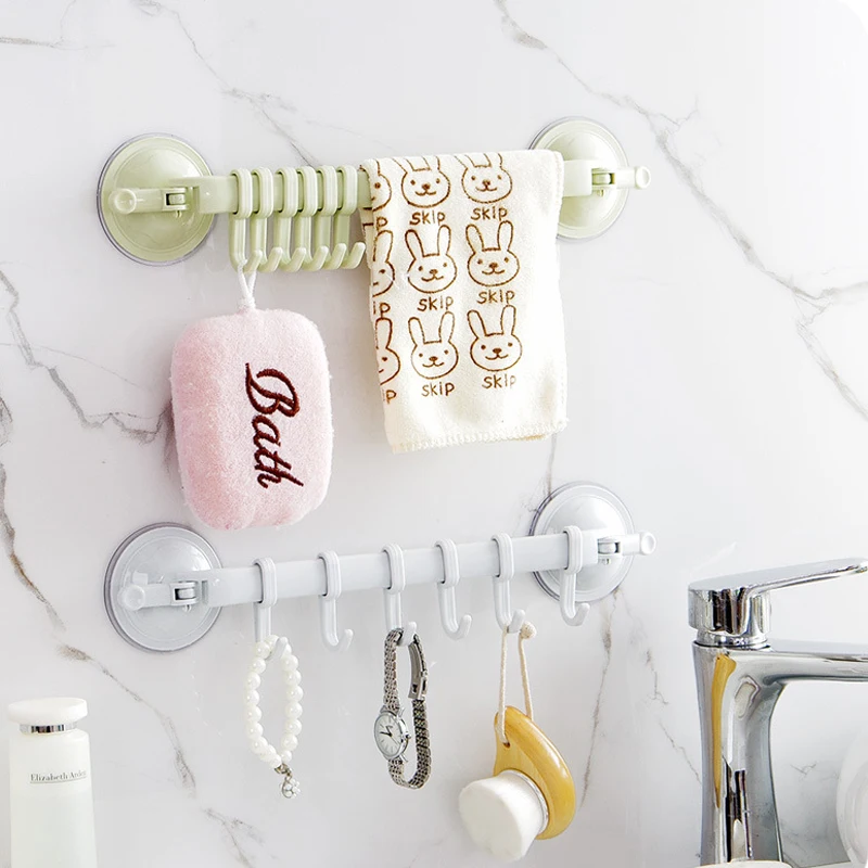 Держатель для полотенец на присоске органайзер вакуумного хранения