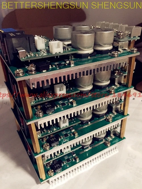 

DC-DC automatic lifting pressure module LT8705 Four phase parallel Input / output rated 60A voltage 75V