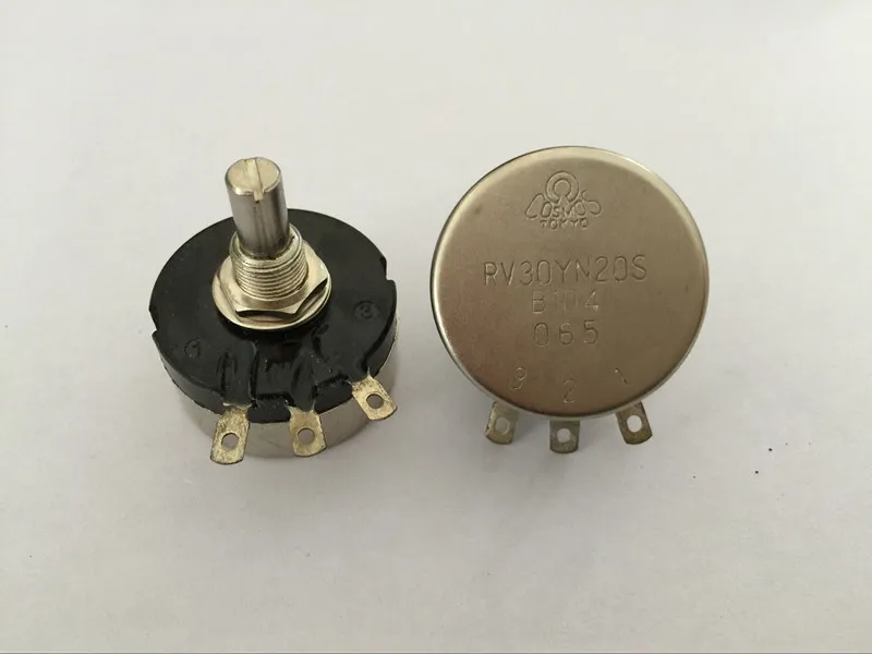 

10pcs RV30YN20S RV30YN 3W 1K OHM Single Turn Rotary Carbon Potentiometer