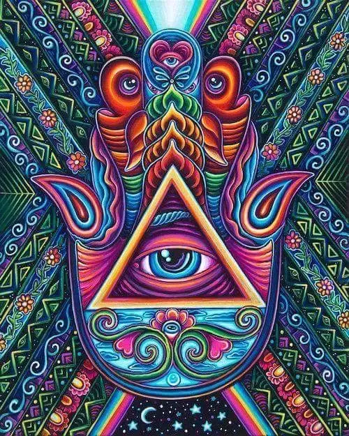 5D DIY Diamond Painting Hamsa Full Drill Fatima's Hand Rhinestone Cross Stitch Kits Handmade Embroidery Miriam's Gift | Дом и сад