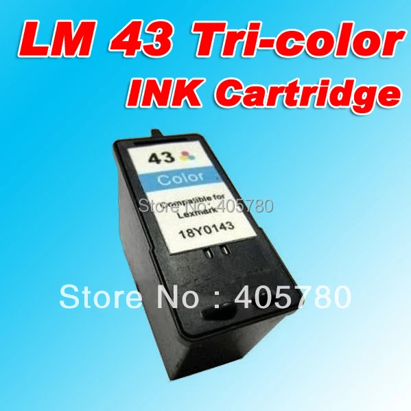 LM 43 (18Y0143E) цветной чернильный картридж совместимый для lexmark 40 LM43