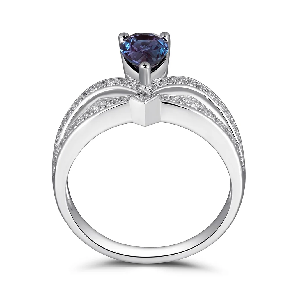 Женское кольцо с александритовым камнем | Украшения и аксессуары