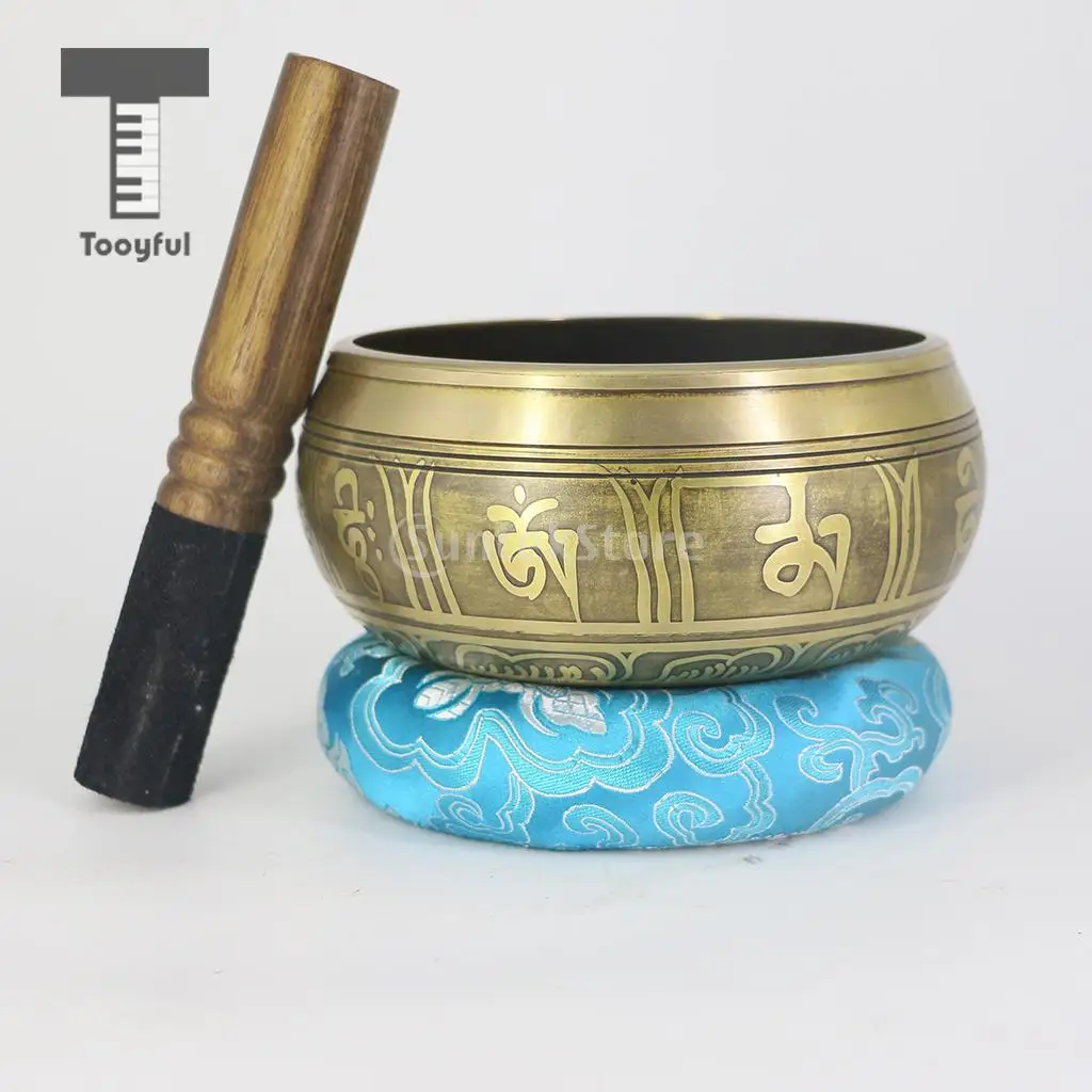 16cm Tooyful ручной работы Тибетский Непал пение подстилка для посуды для медитации Запчасти - Цвет: 16cm