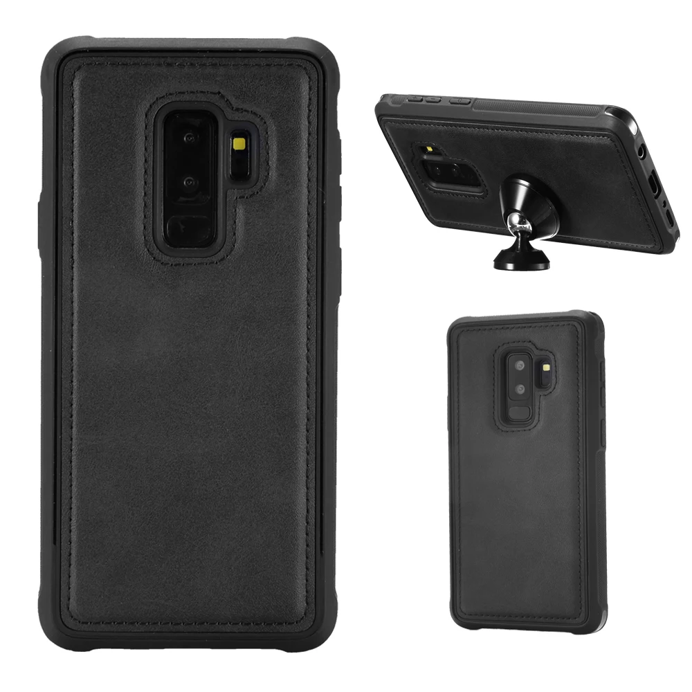 Чехол Haissky из искусственной кожи в стиле ретро для Samsung S8 S9 магнитный