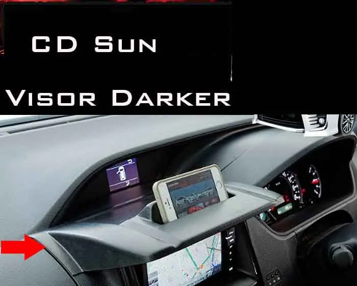 CD Солнцезащитный козырек темнее для TOYOTA NOAH VOXY 80|Тюнинговые молдинги| |