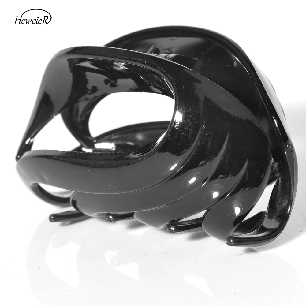 Женские пластиковые заколки крабы для волос захвата модные головные уборы