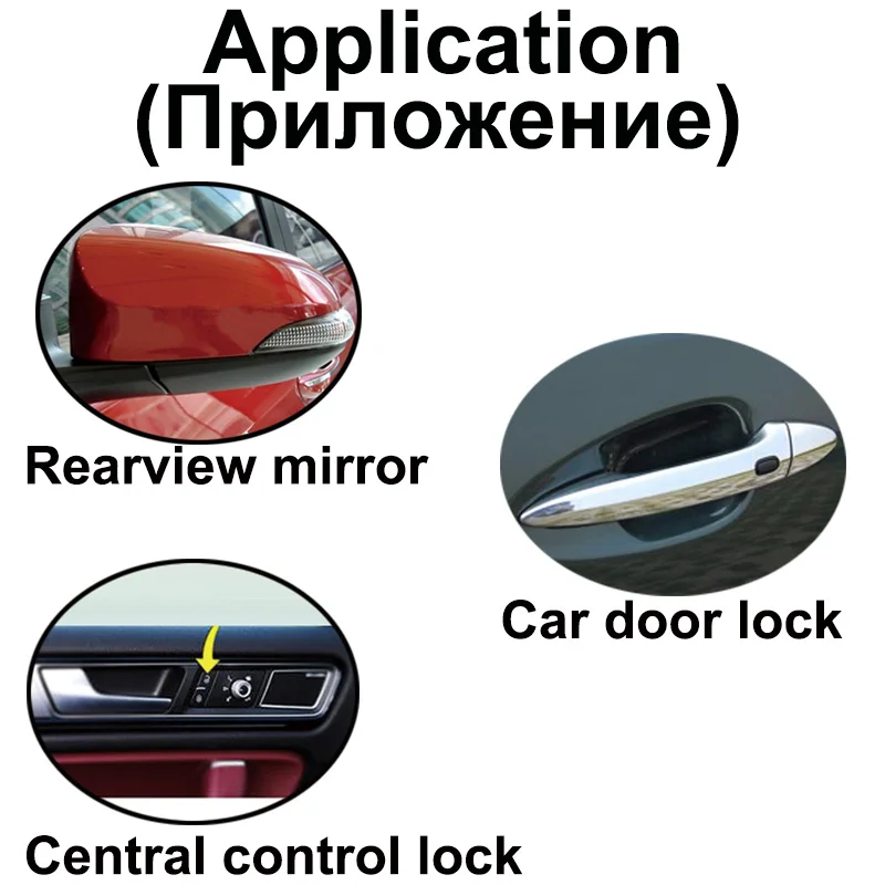 8-16V микро DC высокоскоростные двигатели 12V Номинальная 12500RPM использовать для автомобиля зеркало заднего вида, центральный замок управления и двери автомобиля или DIY игрушки