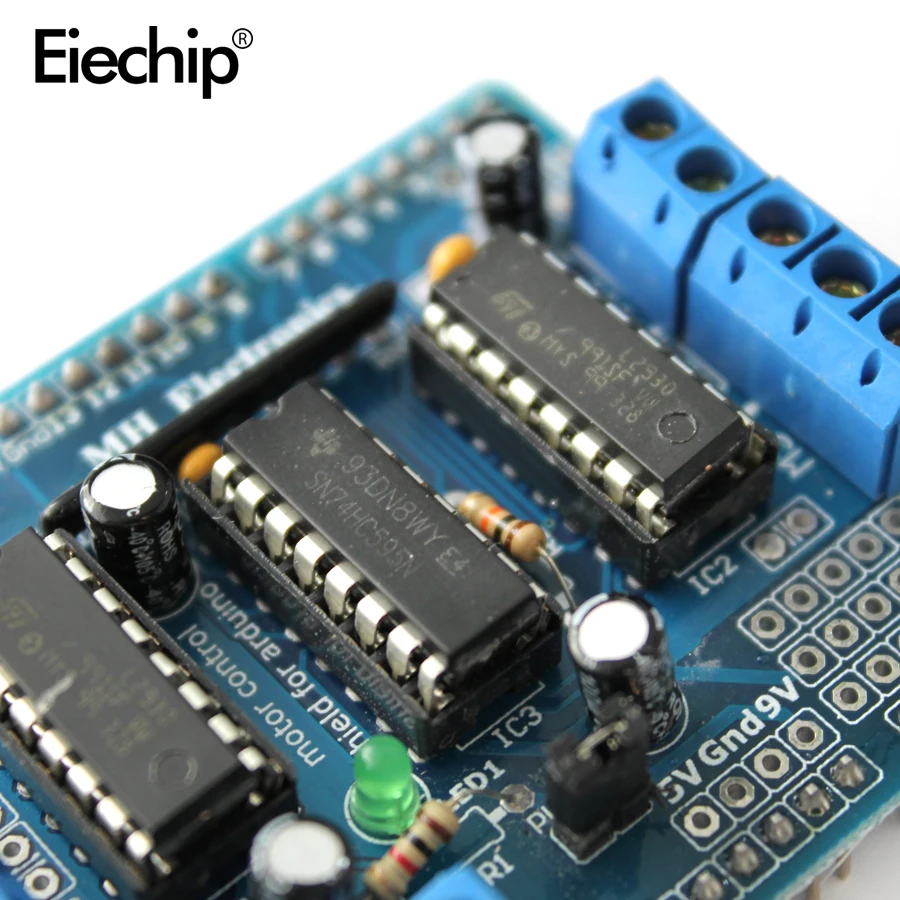 Щит двойного привода двигателя L293D для Arduino Duemilanove UNO MEGA 2560 R3 щит управления
