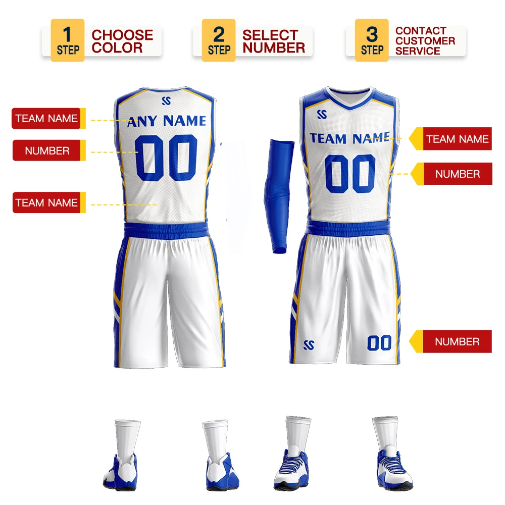 Индивидуальные сублимационные спортивные баскетбольные шорты Джерси новый