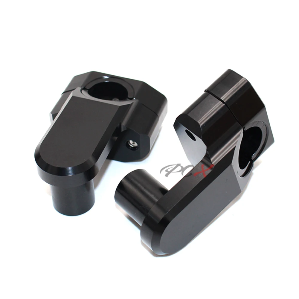 

Universal 2 Inch Pivoting Motorcycle Handlebar Riser For 22mm/28mm Bars Clamp for Kawasaki BMW Ducati honda Yamaha Triumph