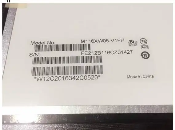 M116XW05-V1FH M116XW05 11 6 дюймов matirx ЖК-экран ноутбука Панель 1366*768 | Компьютеры и офис